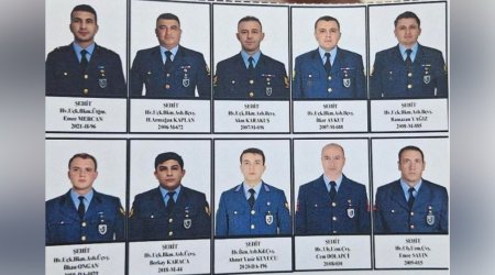 Şəhid olan ekipaj üzvlərinin FOTOLARI