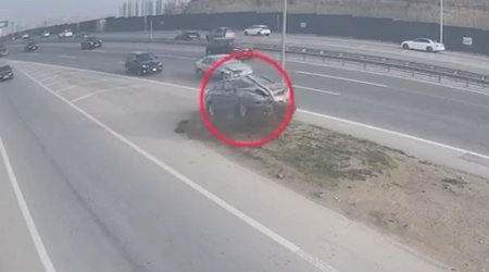 Kənar Dairəvi yolda baş verən qəzanın ANBAAN GÖRÜNTÜLƏRİ - VİDEO