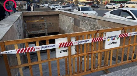 &ldquo;Nəriman Nərimanov&rdquo;un çıxışlarından biri bağlandı &ndash; FOTO