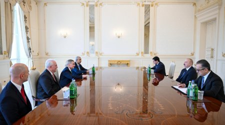 ABŞ-dan olan kilsə nümayəndələri İlham Əliyevin qəbulunda – FOTO/VİDEO