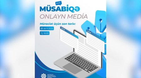 MEDİA onlayn media subyektlərinə dəstək üçün müsabiqə ELAN ETDİ