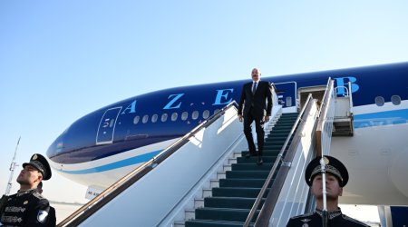 İlham Əliyev Özbəkistanda səfərdədir - FOTO/VİDEO