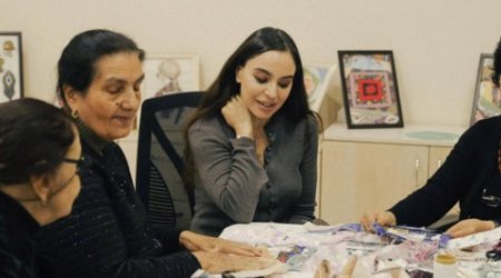 Leyla Əliyeva Mingəçevirdəki "Yaşa" mərkəzindən paylaşım etdi - FOTO