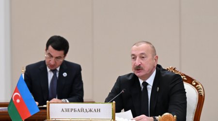 İlham Əliyevin Daşkənddə çıxışının TAM MƏTNİ - FOTO/VİDEO