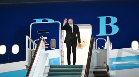 İlham Əliyevin Özbəkistana səfəri başa çatdı - FOTO