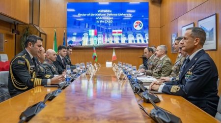 Azərbaycanla Italiya arasında hərbi təhsil sahəsində əməkdaşlıq üçün yeni imkanlar müzakirə olundu - FOTO