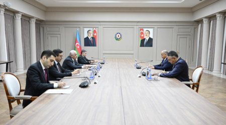 Əli Əsədov Beynəlxalq Su İdman Növləri Federasiyasının prezidenti ilə görüşüb