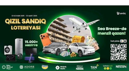 “Qızıl Sandıq” lotereyası başladı— İndi ƏDV geri-al çekləri sizə daha çox qazandıracaq!