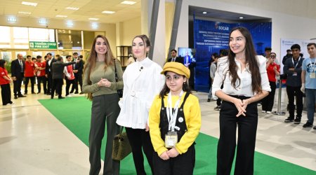 Prezidentin ailəsi Beynəlxalq STEAM Azərbaycan Festivalında - FOTO