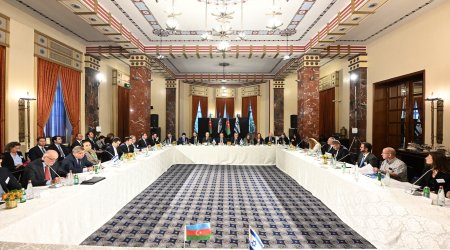 İqtisadiyyat naziri Azərbaycan - İsrail Birgə Komissiyasının 4-cü iclasında iştirak edib - FOTO