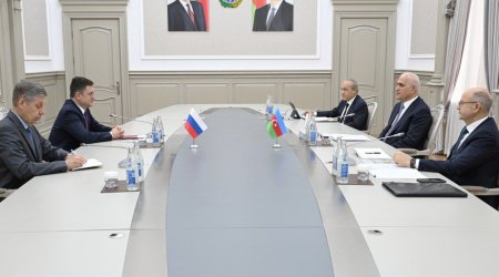 Şahin Mustafayev Aleksandr Novakla GÖRÜŞDÜ