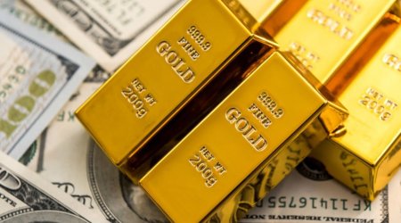 Dünya bazarında qızıl 22 dollardan çox ucuzlaşdı