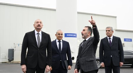 İlham Əliyev mineral daş yunu zavodunun açılışında – FOTO/VİDEO