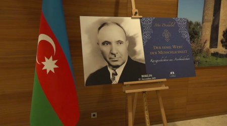 Berlində Mir Cəlalın alman dilinə tərcümə edilmiş hekayələrindən ibarət kitabın təqdimatı KEÇİRİLDİ – VİDEO