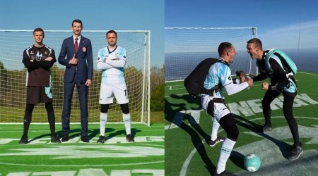 Dünyada İLK DƏFƏ: Havada futbol oynadılar - FOTO
