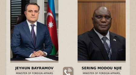 Azərbaycan və Qambiya arasında ikitərəfli əməkdaşlıq məsələləri MÜZAKİRƏ EDİLDİ