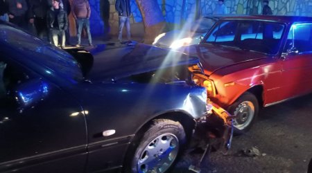 Tovuzda 3 maşın toqquşdu, xəsarət alan var - FOTO/VİDEO