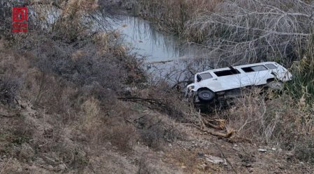 Mikroavtobusda qəzaya düşənlərin SON DURUMU - VİDEO