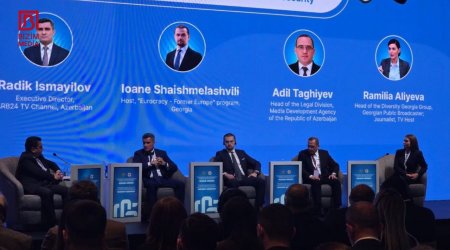 Bakıda Azərbaycan-Gürcüstan Media Forumu KEÇİRİLİR - FOTO