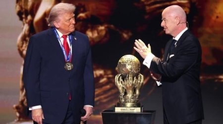 Tramp FİFA Sülh mükafatına layiq görüldü