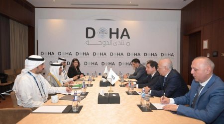 Hikmət Hacıyev Körfəz Əməkdaşlıq Şurasının baş katibi ilə görüşdü - FOTO