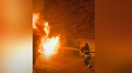 Masazırda “BMW” yandı - Ölən və yaralananlar var