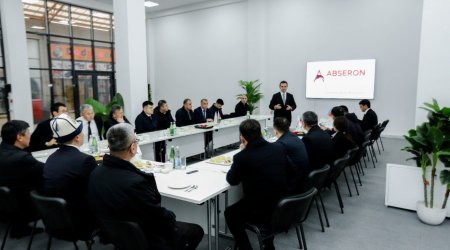 Qırğız nümayəndə heyəti “Abşeron” Ticarət Mərkəzində sahibkarlarla görüşdü - FOTO