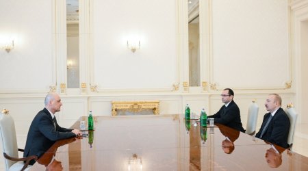 İlham Əliyev Ksaba Leykonu qəbul etdi - FOTO
