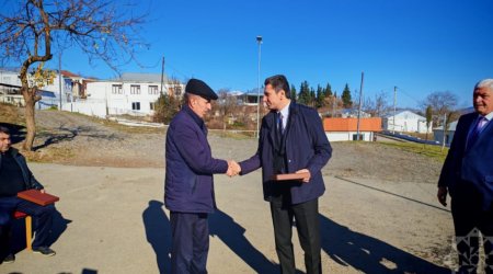 Badara və Ballıca kəndlərinə qayıdan ailələrə evlərinin açarları təqdim olundu – FOTO