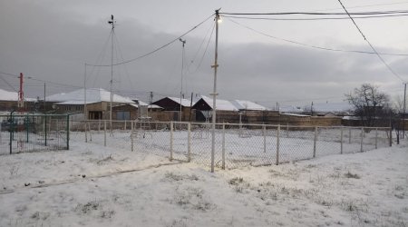 Qubanın bu kəndində 11,7 dərəcə şaxta var - FOTO/VİDEO