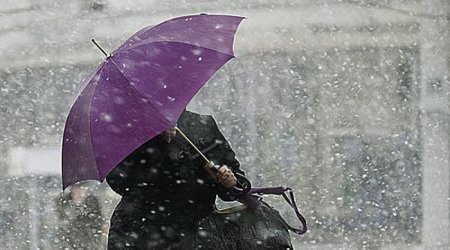 FAKTİKİ HAVA: Bakı və Abşeron yarımadasının bəzi ərazilərində sulu qar yağır