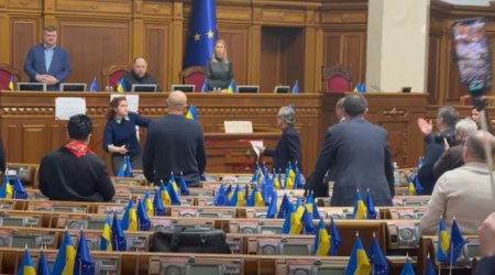 Ukrayna Ali Radasında deputatlar arasında dava &ndash; ANBAAN VİDEO