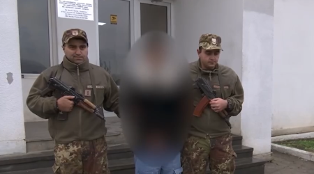Gürcüstan sərhədçiləri Ermənistandan gələn 4 xarici vətəndaşı saxladı - VİDEO