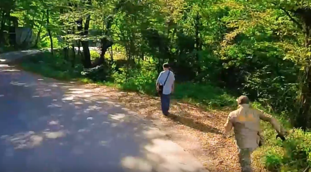 Soçi şəhərində Ukrayna tərəfində döyüşmək istəyən ata və qızı belə saxlanıldı &ndash; ANBAAN VİDEO