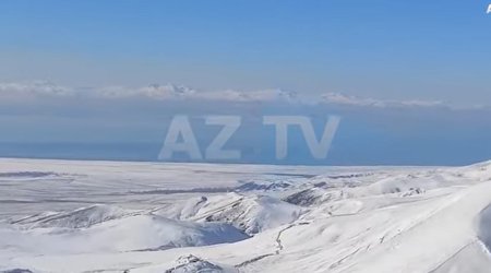 Göyçə gölündə möhtəşəm qış mənzərəsi... &ndash; VİDEO