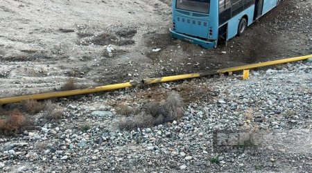 Ordubadda avtobus qaz kəmərini zədələyib, abonentlər istiliksiz qalıb