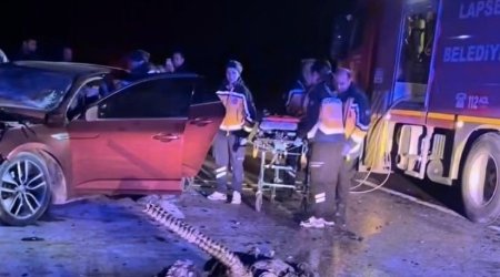 Türkiyədə ağır qəza: 5 ölü, 1 yaralı var - FOTO/VİDEO