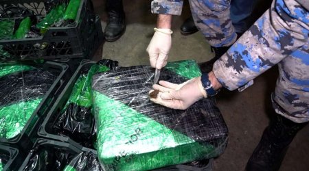 Astara gömrüyündə 148 kq narkotik belə aşkarlandı &ndash; VİDEO