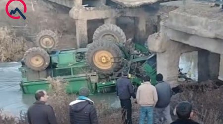 Faciəli şəkildə ölən kombaynçının FOTOSU