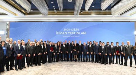 Prezident ilin idman yekunlarına həsr olunan MƏRASİMDƏ - FOTO/VİDEO