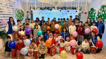 Leyla Əliyevanın təşəbbüsü ilə Gəncədə uşaq evində Yeni il tədbiri keçirildi - FOTO