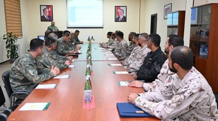 Azərbaycan və BƏƏ "Sülh Qalxanı-2026" birgə təliminə hazırlığı müzakirə etdi - FOTO