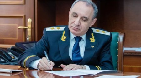 Baş prokuror Çingiz Qənizadənin oğlunu yeni vəzifəyə TƏYİN ETDİ