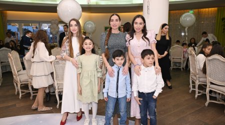 Prezidentin ailəsi xüsusi qayğıya ehtiyacı olan uşaqlar üçün təşkil olunan bayram şənliyində - FOTO