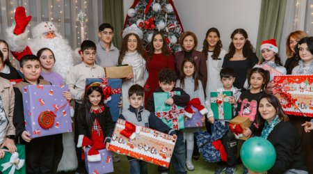 Leyla və Arzu Əliyevalar “Tut Əlimdən” Uşaqlar üçün Sosial Reabilitasiya Mərkəzində - FOTO