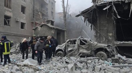 Rusiyanın Xarkova hücumu nəticəsində 30 nəfər yaralanıb - VİDEO