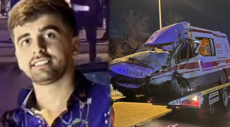 Bakıda kuryerin öldüyü dəhşətli qəzanın təfərrüatı - Video