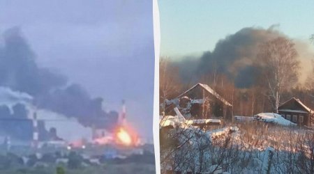 Ukrayna gecə saatlarında Rusiyaya DƏHŞƏT YAŞATDI - Raket-artilleriya arsenalı, neft bazası… - VİDEO