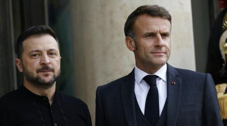 Zelenski Makronla görüşün təfərrüatlarını AÇIQLADI