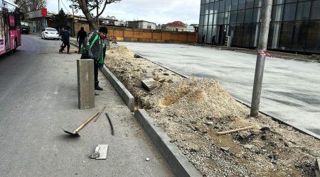 Bakıda piyada səkilərinin qanunsuz zəbtinin qarşısı alındı &ndash; FOTO